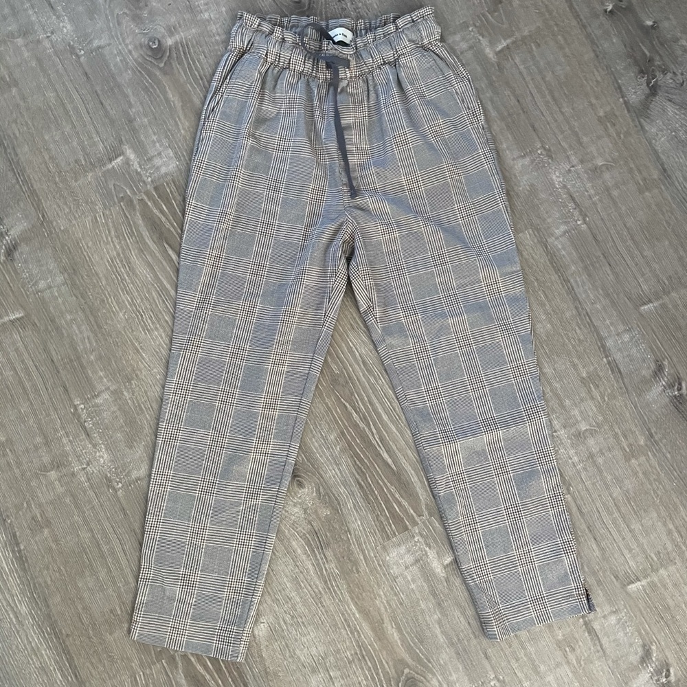 Abercrombie and Fitch tapered trouser pants plaid